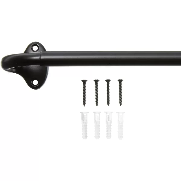 Amazon Basics Room Darkening Blackout Curtain Rod  48 to 88 Dark Bronze EspressoBlack