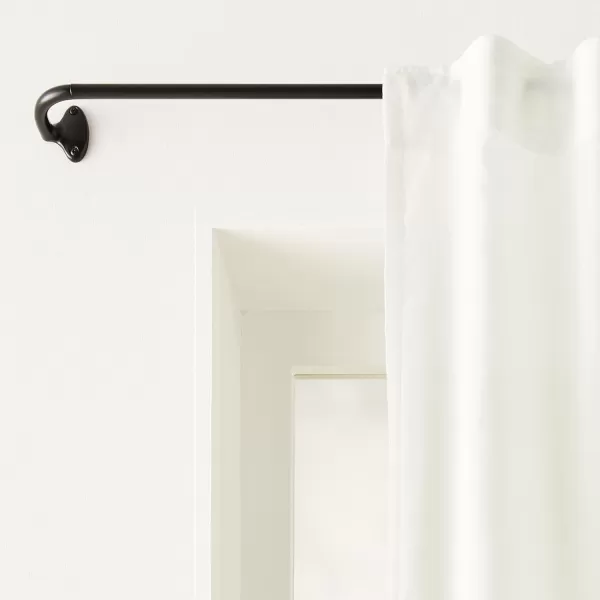 Amazon Basics Room Darkening Blackout Curtain Rod  48 to 88 Dark Bronze EspressoBlack