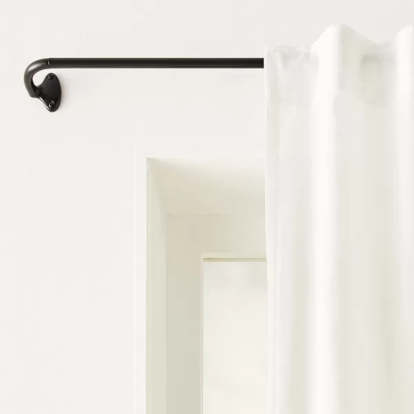 Amazon Basics Room Darkening Blackout Curtain Rod  48 to 88 Dark Bronze EspressoBlack
