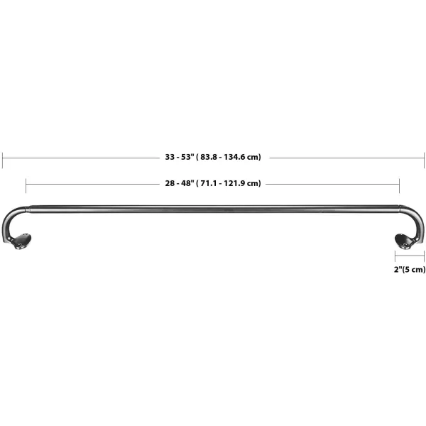 Amazon Basics Room Darkening Blackout Curtain Rod  48 to 88 Dark Bronze EspressoBlack
