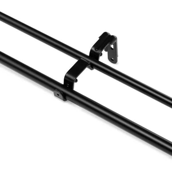 Amazon Basics Room Darkening Blackout Curtain Rod  48 to 88 Dark Bronze EspressoBlack
