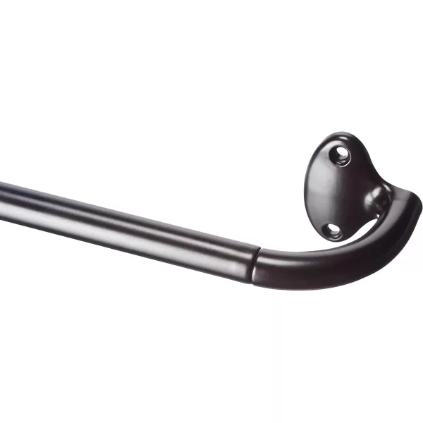 Amazon Basics Room Darkening Blackout Curtain Rod  48 to 88 Dark Bronze EspressoBronze