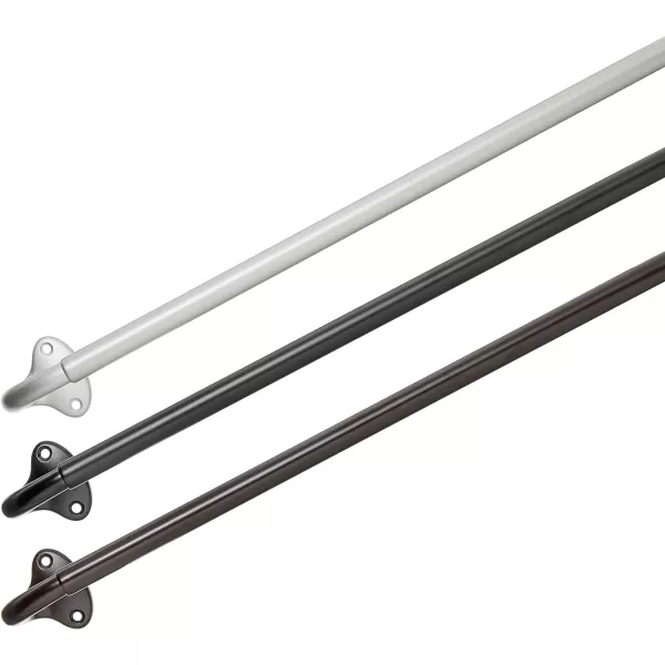 Amazon Basics Room Darkening Blackout Curtain Rod  48 to 88 Dark Bronze EspressoBronze