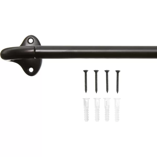 Amazon Basics Room Darkening Blackout Curtain Rod  48 to 88 Dark Bronze EspressoBronze