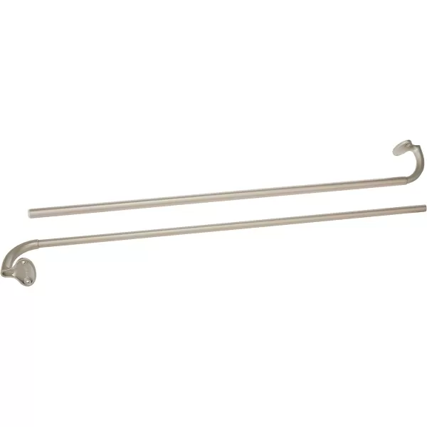Amazon Basics Room Darkening Blackout Curtain Rod  48 to 88 Dark Bronze EspressoNickel