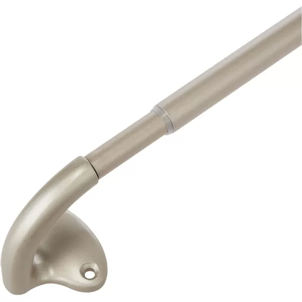 Amazon Basics Room Darkening Blackout Curtain Rod  48 to 88 Dark Bronze EspressoNickel