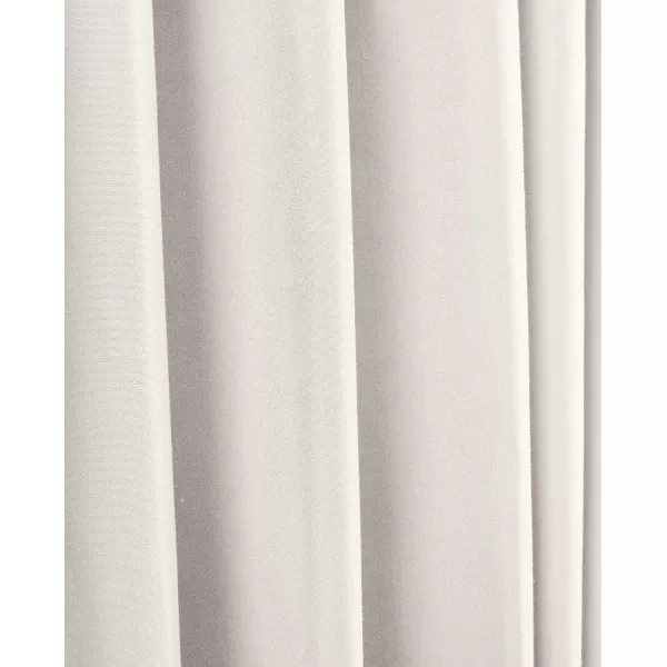 Amazon Basics Room Darkening Blackout Window Curtain with Grommets 52 x 84 Inches White  Set of 2Beige