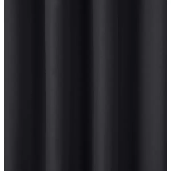 Amazon Basics Room Darkening Blackout Window Curtain with Grommets 52 x 84 Inches White  Set of 2Black