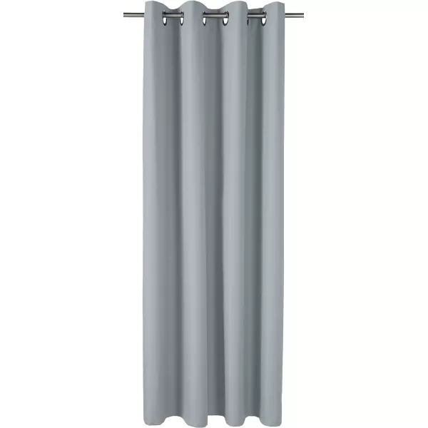 Amazon Basics Room Darkening Blackout Window Curtain with Grommets 52 x 84 Inches White  Set of 2Dark Gray