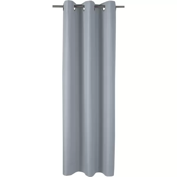 Amazon Basics Room Darkening Blackout Window Curtain with Grommets 52 x 84 Inches White  Set of 2Dark Gray