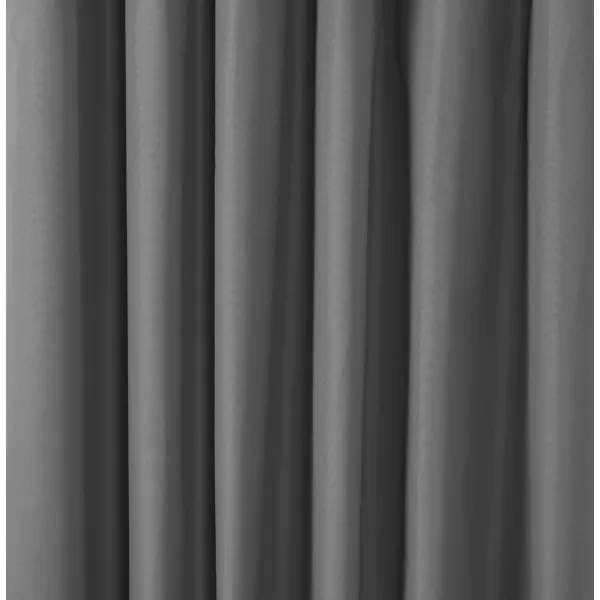 Amazon Basics Room Darkening Blackout Window Curtain with Grommets 52 x 84 Inches White  Set of 2Dark Gray