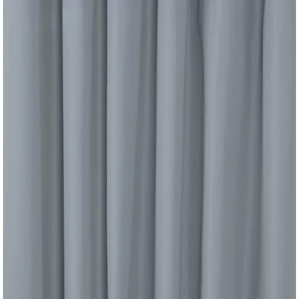 Amazon Basics Room Darkening Blackout Window Curtain with Grommets 52 x 84 Inches White  Set of 2Dark Gray