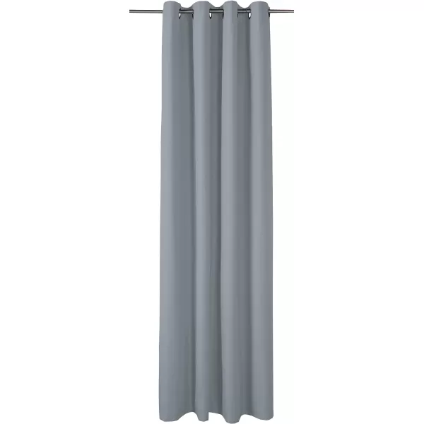 Amazon Basics Room Darkening Blackout Window Curtain with Grommets 52 x 84 Inches White  Set of 2Dark Gray