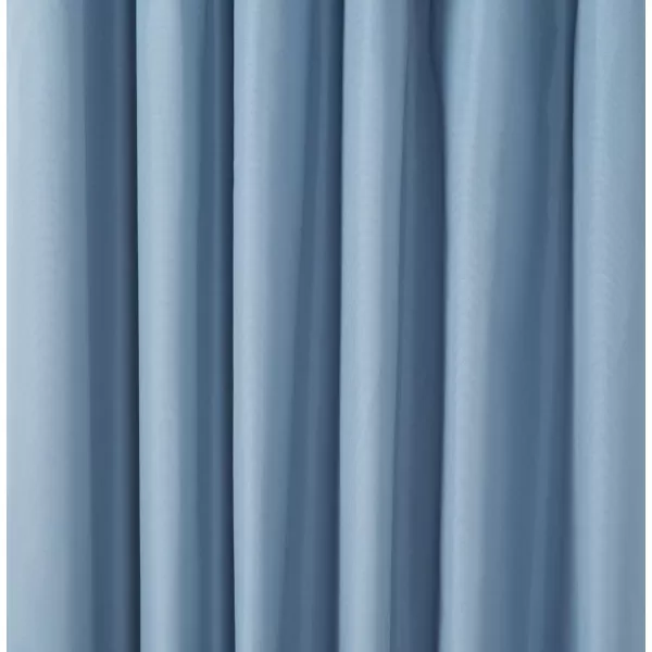 Amazon Basics Room Darkening Blackout Window Curtain with Grommets 52 x 84 Inches White  Set of 2Light Blue