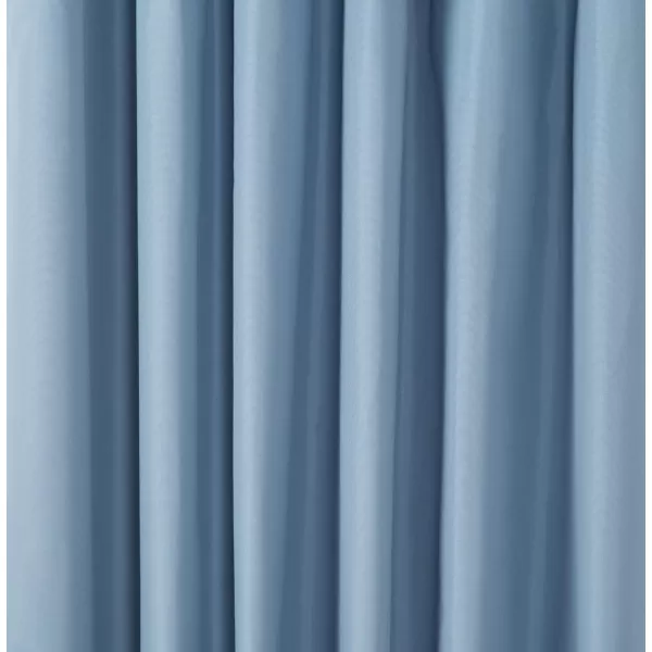 Amazon Basics Room Darkening Blackout Window Curtain with Grommets 52 x 84 Inches White  Set of 2Light Blue