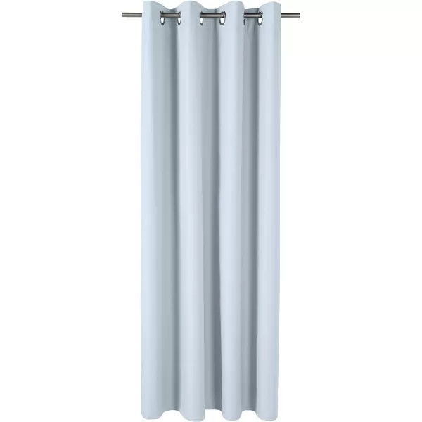 Amazon Basics Room Darkening Blackout Window Curtain with Grommets 52 x 84 Inches White  Set of 2Light Gray