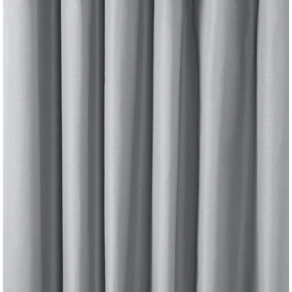 Amazon Basics Room Darkening Blackout Window Curtain with Grommets 52 x 84 Inches White  Set of 2Light Gray