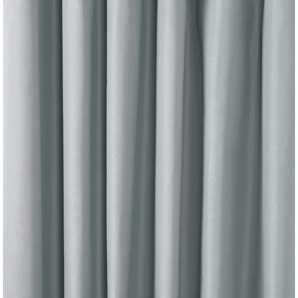 Amazon Basics Room Darkening Blackout Window Curtain with Grommets 52 x 84 Inches White  Set of 2Light Gray