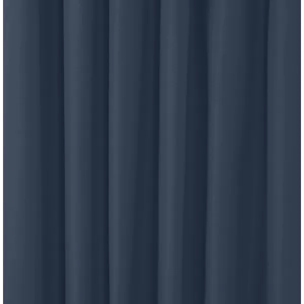 Amazon Basics Room Darkening Blackout Window Curtain with Grommets 52 x 84 Inches White  Set of 2Navy