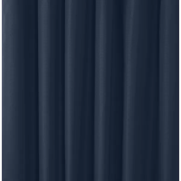 Amazon Basics Room Darkening Blackout Window Curtain with Grommets 52 x 84 Inches White  Set of 2Navy