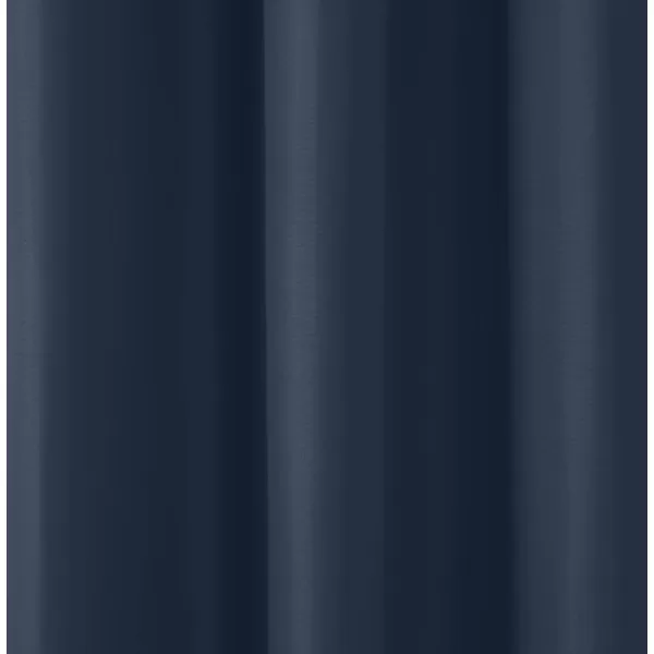 Amazon Basics Room Darkening Blackout Window Curtain with Grommets 52 x 84 Inches White  Set of 2Navy