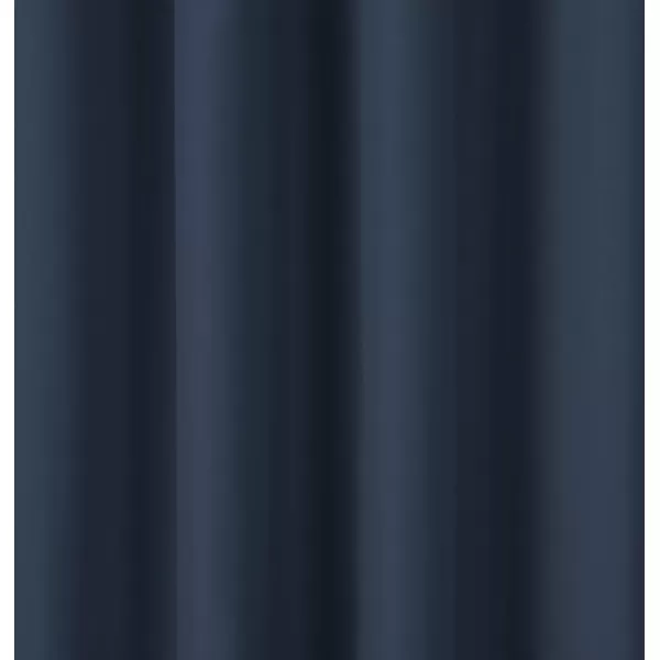 Amazon Basics Room Darkening Blackout Window Curtain with Grommets 52 x 84 Inches White  Set of 2Navy