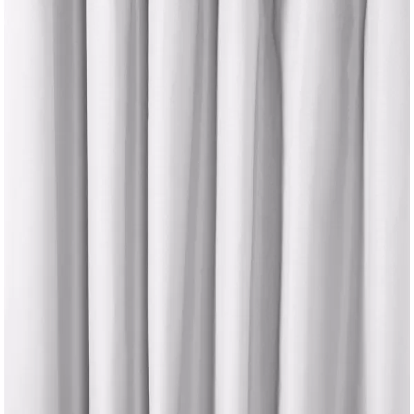 Amazon Basics Room Darkening Blackout Window Curtain with Grommets 52 x 84 Inches White  Set of 2White