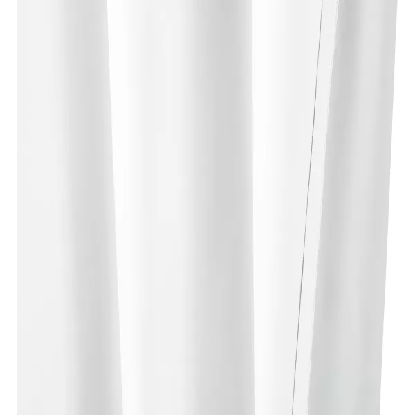 Amazon Basics Room Darkening Blackout Window Curtain with Grommets 52 x 84 Inches White  Set of 2White