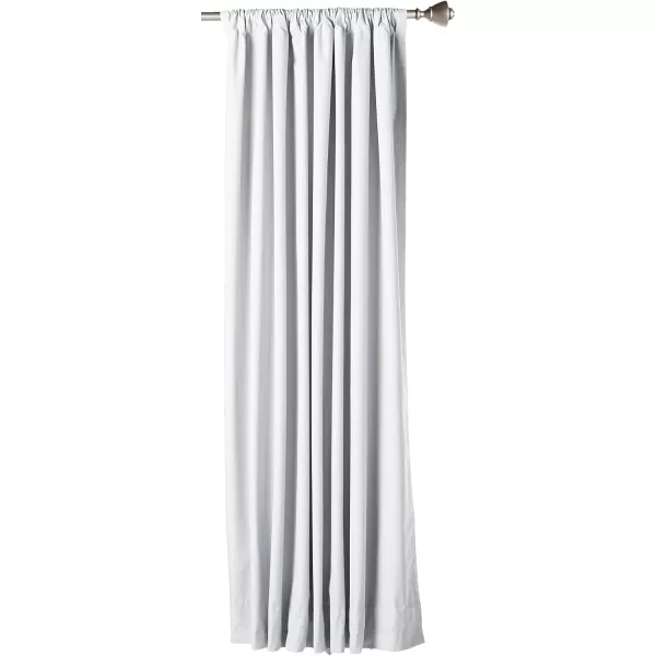 Amazon Basics Room Darkening Blackout Window Curtain with Grommets 52 x 84 Inches White  Set of 2White