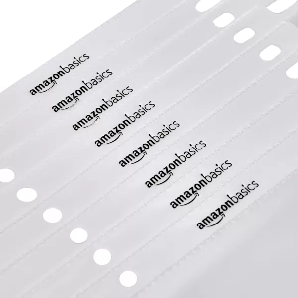 Amazon Basics Sheet Protector Heavy Duty NonGlare 100 Pack Clear100  Pack