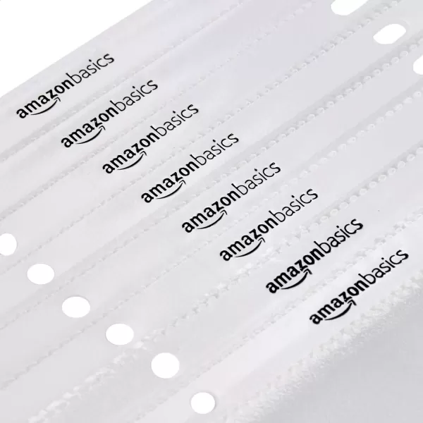 Amazon Basics Sheet Protector NonGlare 500Pack Protecting 85 x 11 in sheet Clear200  Pack