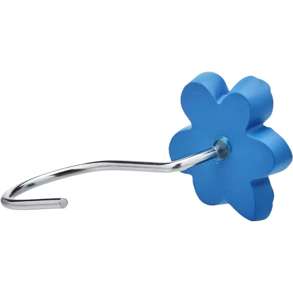 Amazon Basics Shower Curtain Hooks  Button BlueBlue