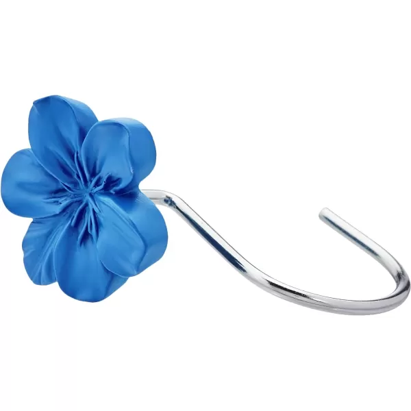 Amazon Basics Shower Curtain Hooks  Button BlueBlue