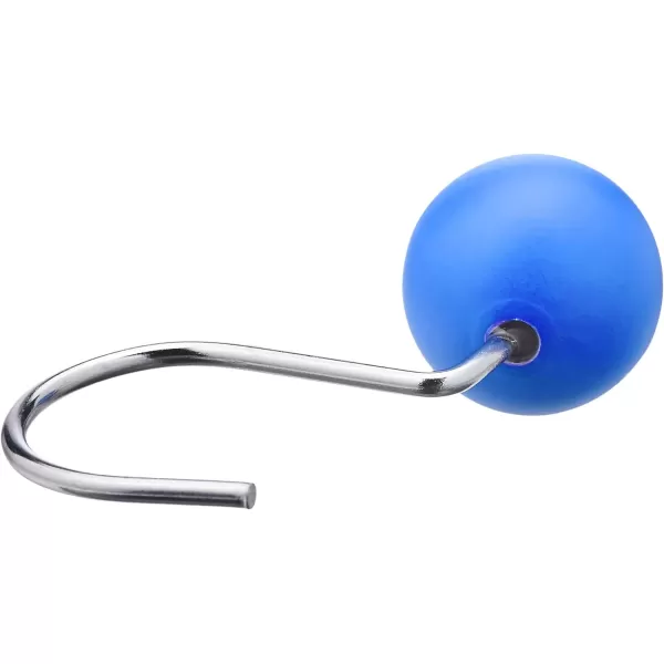 Amazon Basics Shower Curtain Hooks  Button BlueBlue