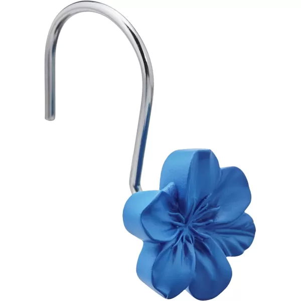 Amazon Basics Shower Curtain Hooks  Button BlueBlue