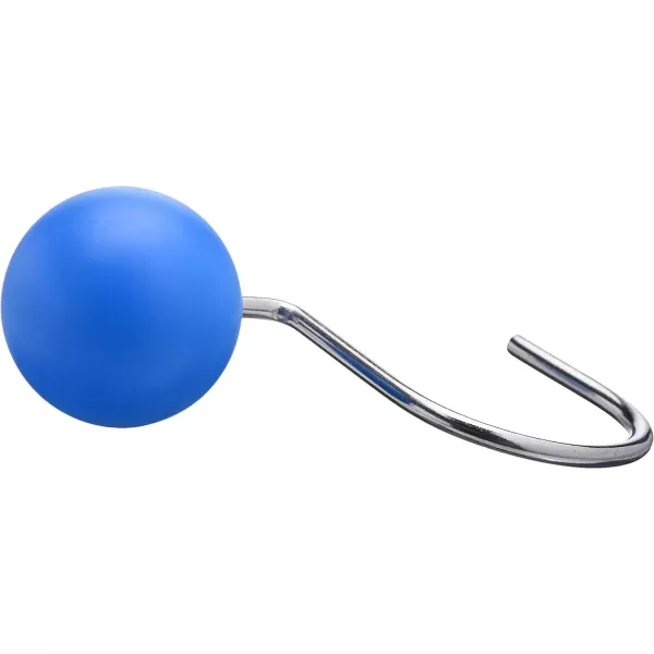 Amazon Basics Shower Curtain Hooks  Button BlueBlue