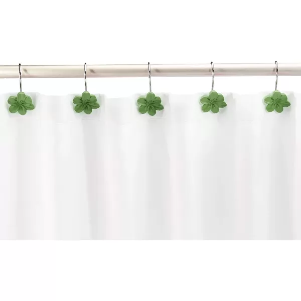 Amazon Basics Shower Curtain Hooks  Button BlueGreen