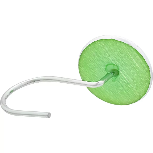 Amazon Basics Shower Curtain Hooks  Button BlueGreen