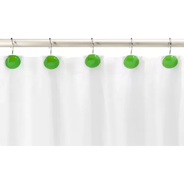 Amazon Basics Shower Curtain Hooks  Button BlueGreen
