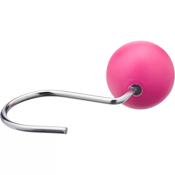 Amazon Basics Shower Curtain Hooks  Button BluePink