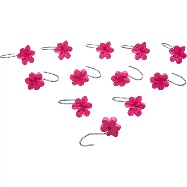 Amazon Basics Shower Curtain Hooks  Button BluePink