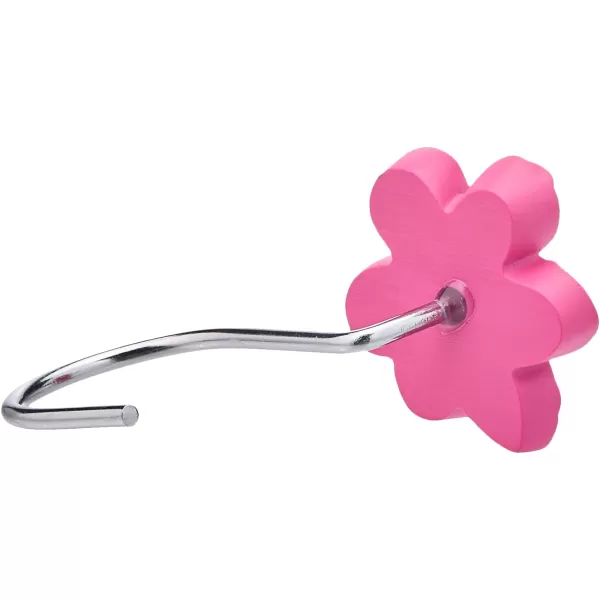 Amazon Basics Shower Curtain Hooks  Button BluePink