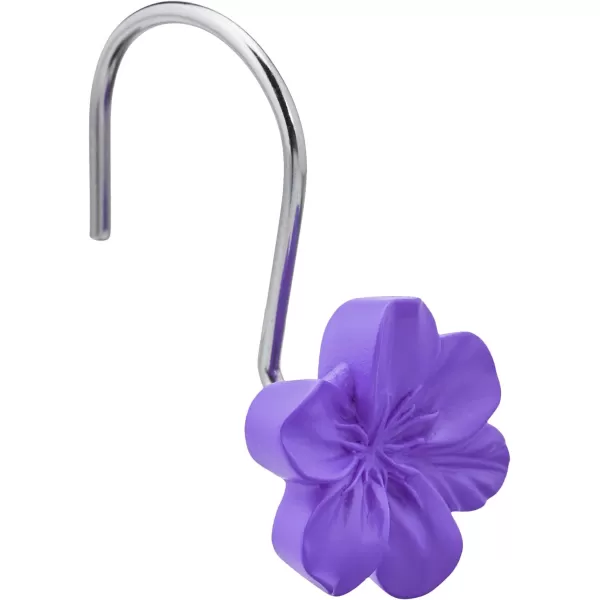 Amazon Basics Shower Curtain Hooks  Button BluePurple