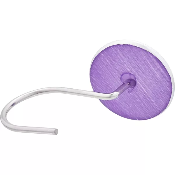 Amazon Basics Shower Curtain Hooks  Button BluePurple
