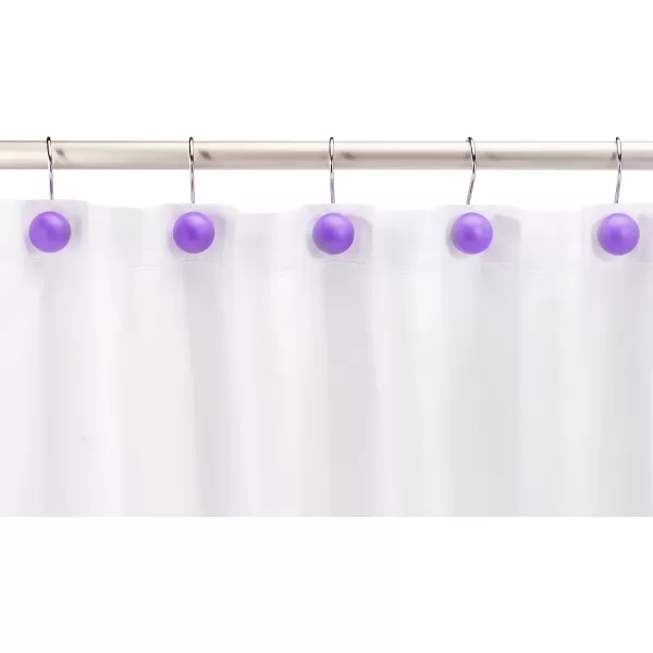 Amazon Basics Shower Curtain Hooks  Button BluePurple
