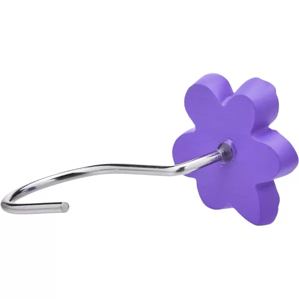 Amazon Basics Shower Curtain Hooks  Button BluePurple