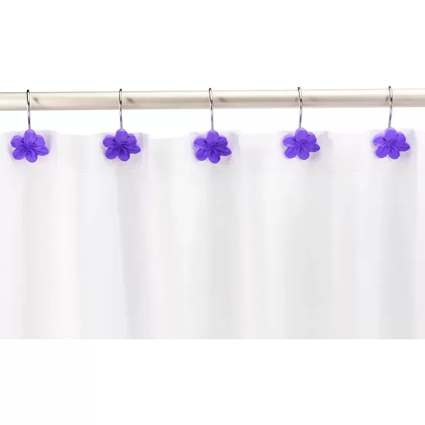 Amazon Basics Shower Curtain Hooks  Button BluePurple