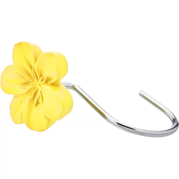 Amazon Basics Shower Curtain Hooks  Button BlueYellow