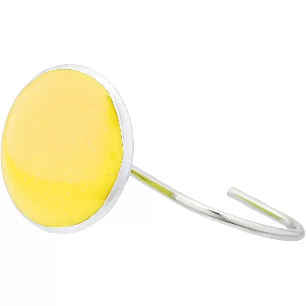 Amazon Basics Shower Curtain Hooks  Button BlueYellow