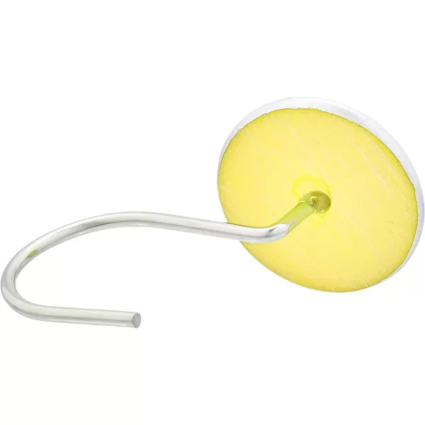 Amazon Basics Shower Curtain Hooks  Button BlueYellow